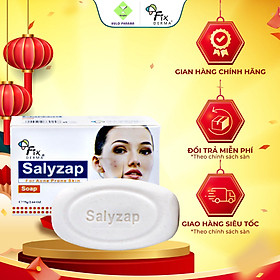 Xà Phòng Giúp Giảm Mụn Trúng Cá, Mụn Đầu Đen, Mụn Đầu Trắng, Giảm Thâm Mụn Fixderma Salyzap Soap - 75g