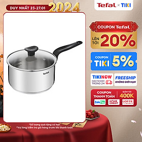 Mua Nồi inox cán dài Tefal Primary 16cm  1.5L  dùng cho mọi loại bếp- Hàng chính hãng