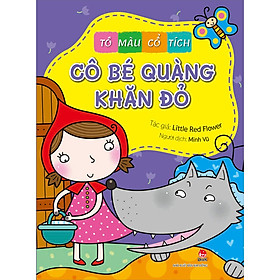 Tô màu cổ tích: cô bé quàng khăn đỏ