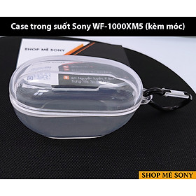 Mua Case ốp trong suốt tai nghe WF-1000XM5 kèm móc