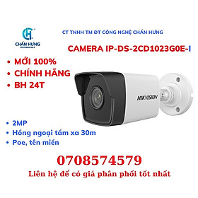 Mua Camera IP Hikvision DS-2CD1023G0E-I/DS-2CD1123G0E-I - Hàng chính hãng