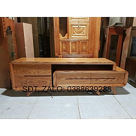 Mua Kệ tivi gỗ sồi kéo rút giá thật