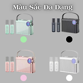 Mua Loa Karaoke Bluetooth YS-210 Kèm 2 Micro Có Led