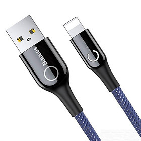Mua Cáp sạc iPhone Tự Ngắt Thông Minh Baseus dài 1m Bọc Dây Dù Siêu Bền - Hàng chính hãng