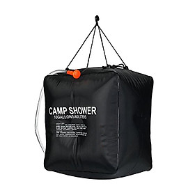Camping Shower Portable Solar Sun Heating Bath Bag Outdoor 10 gallons 40L