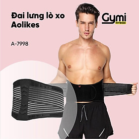 Đai Lưng Tập Gym Có Lò Xo Hỗ Trợ Aolikes A-7998