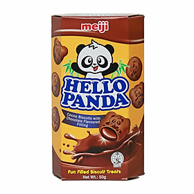 Bánh Gấu Meiji Hello Panda Double Socola 50G