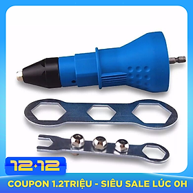 Đầu rút đinh rive gắn máy khoan - đầu chuyển đổi máy khoan rút rive