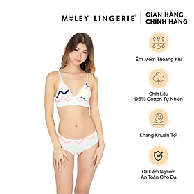 Bộ Đồ Lót Cotton Lụa Phối Ren Nature Wind Miley Lingerie - Họa tiết