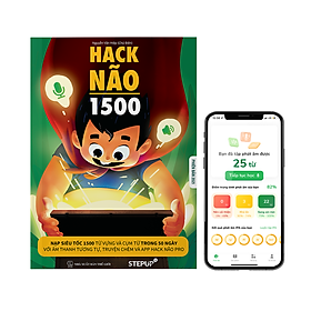 [Download Sách] Sách - Hack Não 1500 (Phiên bản 2022) - Tặng App Hack Não Pro học phát âm miễn phí