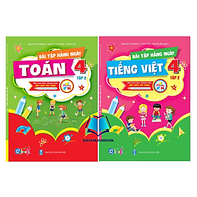 Sách - Combo Bài Tập Hằng Ngày Toán + Tiếng Việt 4 - Tập 2 - Kết Nối