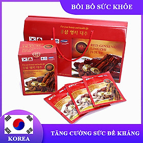 Nước Hồng Sâm Linh Chi Táo Đỏ