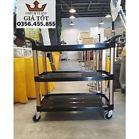 Mua Xe đẩy nhựa dọn thức ăn