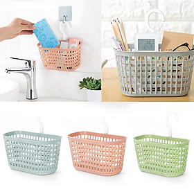 GIỎ NHỰA TREO ĐỰNG ĐỒ DÙNG NHÀ TẮM , NHÀ BẾP CÓ MÓC TIỆN LỢI