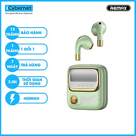 Tai nghe bluetooth True Wireless thiết kế retro Remax TWS-38 - Hàng chính hãng