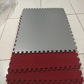 Mua Combo 10 tấm xốp ghép mặt thảm nỉ  hình vuông 60cm x 60cm/tấm  màu  đỏ đô   hàng Việt Nam sản xuất dày  0 65cm/tấm