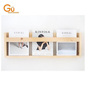 Mua GIá Để Sách Treo Tường - Decor Trang Trí Chụp Hình - Chất Liệu Gỗ Thông Nhập Khẩu