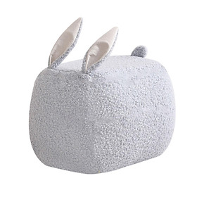 Bunny Ottoman Foot Rest Children Floor Stool Pouf Small Size for Living Room