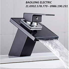 Mua VÒI XẢ LAVABO RỬA MẶT KIỂU THÁC NƯỚC NÓNG LẠNH KIỂU DÁNG HIỆN ĐẠI MẶT KÍNH CƯỜNG LỰC