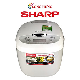 Nồi cơm điện tử Sharp 1.8 lít KS-COM180EV-GY - Hàng chính hãng