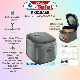 Mua Nồi cơm cao tần Tefal 1.8 lít RK818A68 - Hàng Chính Hãng - Bảo Hành 12 Tháng