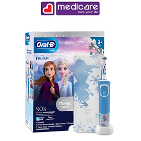 Bàn chải điện ORAL-B kid D100 disney frozen