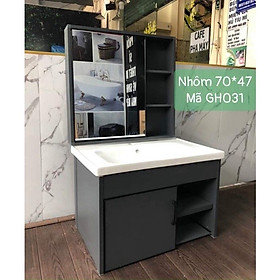 Tủ Lavabo nhôm cao cấp siêu bền đẹp