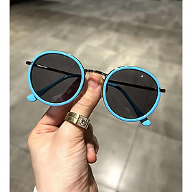 Kính râm thầy bói mắt tròn chống nắng cho bé