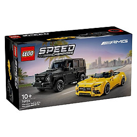 Đồ Chơi Lắp Ráp Siêu Xe Mercedes Amg Gt Roadster 2024 & Amg G63 LEGO SPEED CHAMPIONS 76924 (808 chi tiết)