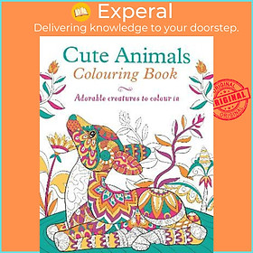 Sách - Cute Animals Colouring Book : Adorable Creatures to Colour In by Tansy Willow (UK edition, paperback)