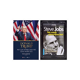 [Download Sách] Combo Steve Jobs - Sức Mạnh Của Sự Khác Biệt + Donald Trump - Sự Lựa Chọn Lịch Sử Của Nước Mỹ (Bộ 2 Cuốn)