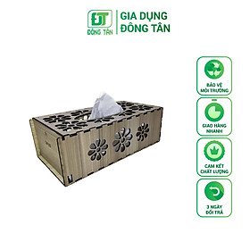Mua Hộp Đựng Khăn Giấy Ăn Bằng Gỗ Hình Chữ Nhật ĐÔNG TÂN