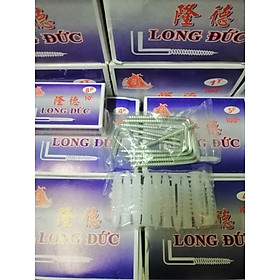 Mua 10 chiếc Móc màng chữ L kèm 10 tắc kê nhựa 4P - 5P - 6P - 8P - 10P