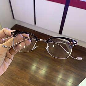 Gọng kính cận mắt vuông mí nhựa cho cả nam & nữ, kiểu dáng thời trang, dễ đeo phù hợp nhiều khuôn mặt