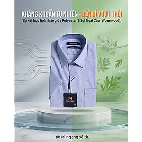 Áo sơ mi tay ngắn Khatoco (M-3XL)