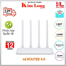 Mua Bộ Phát Wifi 4A Xiaomi AC 1200Mbps Dualband - Mi Router 4A - Quốc Tế Tiếng Anh - Hàng chính hãng