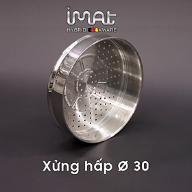 Mua  Hàng chính hãng  Xửng hấp iMat inox 304 nhiều kích cỡ 18 I 20 I 22 I 24 I 26 I 28 I 30(cm).Dùng cho nồi  chảo cùng size
