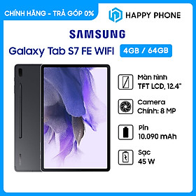 Máy tính bảng Samsung Galaxy Tab S7 FE WIFI (4GB/64GB) - Hàng chính hãng - Đã kích hoạt bảo hành điện tử