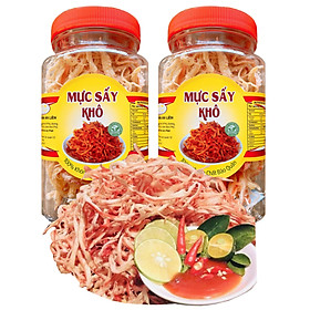 COMBO 2 HŨ - MỖI HỘP 150G MỰC SẤY KHÔ HẤP NƯỚC CỐT DỪA TẶNG KÈM TƯƠNG ỚT