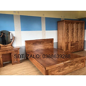 Trọn bộ đồ cưới gỗ hương giá thật