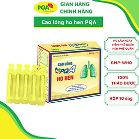 Cao Lỏng Ho Hen PQA Hỗ Trợ Giải Cảm Hàn, Ấm Phổi, Tiêu Đờm Và Thông Thoát Đường Thở Hộp 10 Ống