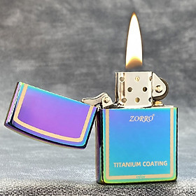 Mua Vỏ Hột Quẹt Bật Lửa Xăng Đá Zorro Z91791 Phủ Ngoài Chất Liệu Titanium Chống Rỉ Sét Tốt Nắp Giữ Xăng Khít