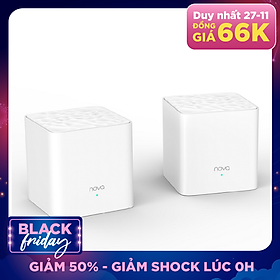 Bộ 3 Cái Phát Wifi Dạng Lưới Mesh Tenda Nova MW3 AC1200 - Hàng Chính Hãng