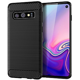 Ốp Lưng Dẻo Dành Cho Samsung Galaxy S10 Vân Xước Chống Sốc