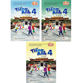 Sách Tiếng Anh 4 Global Success (Bộ 3 cuốn tập 1-2+ bài tập)