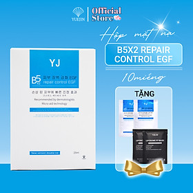 Hộp 10 Miếng mặt nạ Yuejin hàn quốc B5 Repair Control EGF cấp ẩm, phục hồi làm dịu da (tặng 2 miếng B5 + 2 miếng Lipo)