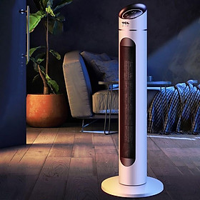 Mua Quạt sưởi ấm   máy sưởi gốm dáng đứng thông minh cao cấp  tự ngắt  điều khiển từ xa  an toàn