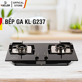 Bếp gas mặt kính cường lực KIELER KL-G237 tiết kiệm gas, công suất mạnh 4500W, mặt bếp chịu nhiệt tốt - Hàng chính hãng