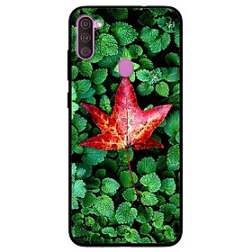 Ốp lưng dành cho Samsung Galaxy A11 mẫu Lá Phong Đỏ