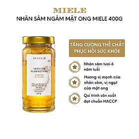 Nhân Sâm Ngâm Mật Ong Miele 400g